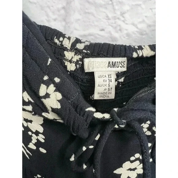 AMUSE SOCIETY Regency Off the Shoulder Midi Dress Floral Print size XS - Picture 9 of 11